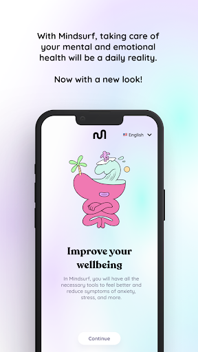Android application Mindsurf screenshort