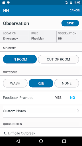 SMARTLINK™ Observation Screen 3