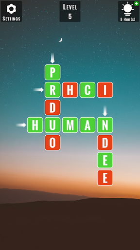 Android application Letter Swap - Find Words screenshort