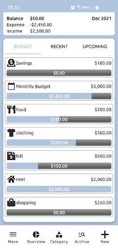 Android application Budget App - Expense Tracker screenshort