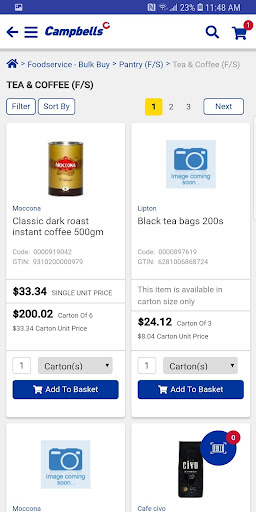 Campbells & C-Store: Wholesale Screen 3