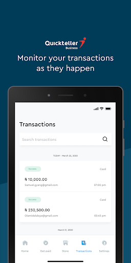 Quickteller Business Screen 3
