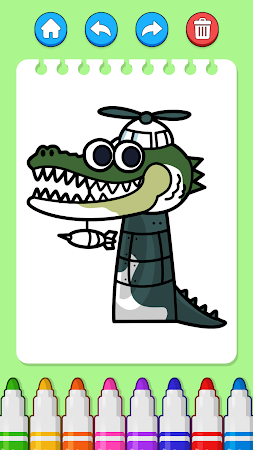 Game screenshot Braindot Color: Draw Monsters apk download