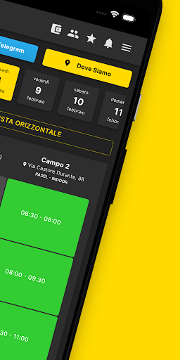 Android application Forte Padel screenshort