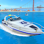 Police Boat Shooting Sim Games
