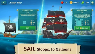 Game screenshot Pirate Ships・Build and Fight apk download