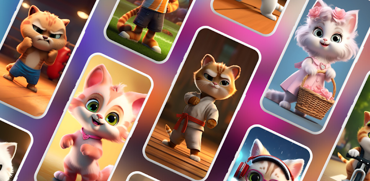 Cute Cat Cartoon Wallpapers - 1.0.6 - (Android)