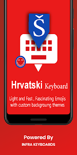Croatian English Keyboard 2020 : Infra Keyboard 1