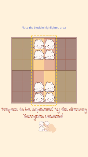 Android application BunnyOku - Block Puzzle Game screenshort