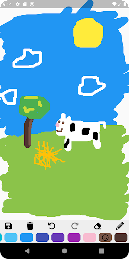 Android application Pug Pad - Drawing App screenshort