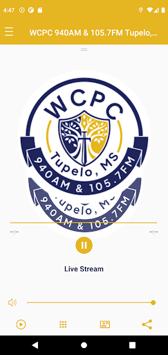 WCPC AM940 & FM105.7 Radio Screen 2