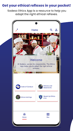 Android application Sodexo Ethics screenshort