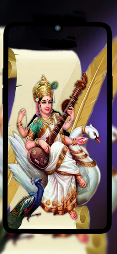 Saraswati Mata 4K Wallpapers