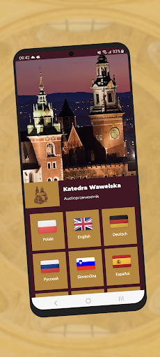 Android application Katedra Wawelska screenshort