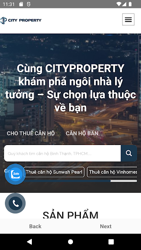 Android application City Property screenshort