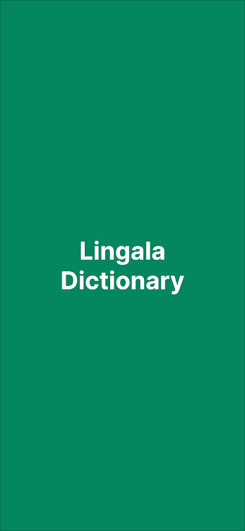 Dictionnaire Lingala Dictionar - 1.0 - (Android)