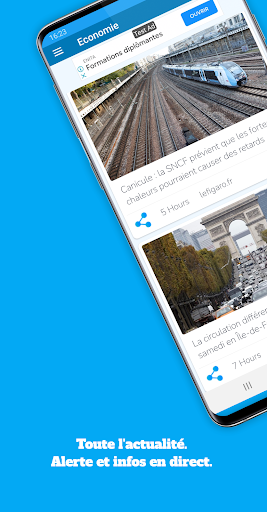 Android application France Actualités screenshort