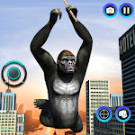 Cover Image of Herunterladen Gorilla Ropehero Gangster Crime City Flying Hero 1.5 APK
