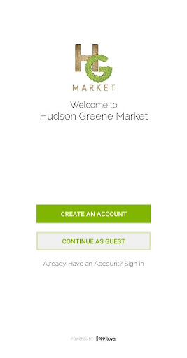 Android application Hudson Greene Market screenshort