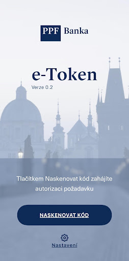 Android application PPF banka e-Token screenshort