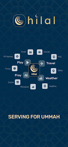 Android application Hilal - Serving for Ummah screenshort