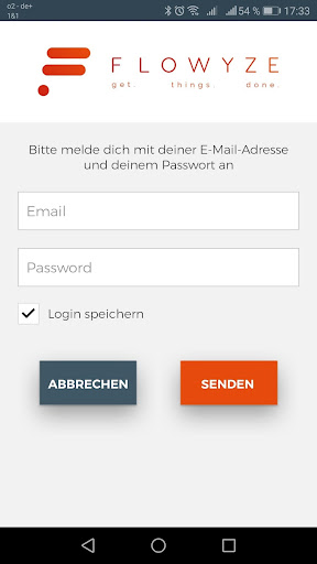 Android application FLOWYZE screenshort