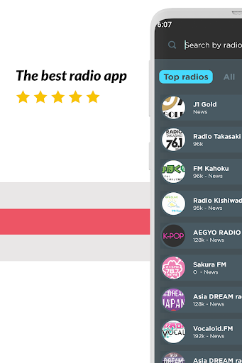 Android application Radio Japan FM Live screenshort
