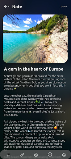 WriterMe - Extended Notes App Screen 2