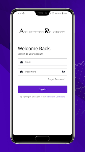 Android application Architected Relations screenshort
