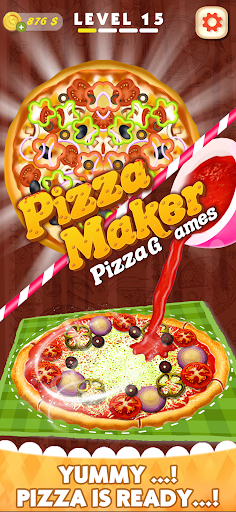 Android application Pizza Maker-Kids Cooking Games screenshort