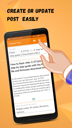 Screenshot of Blogspot Prime : Pocket Blogge
