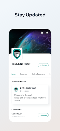 RESILIENT PILOT Screen 3