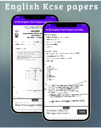 Android application Kcse english: past papers. screenshort