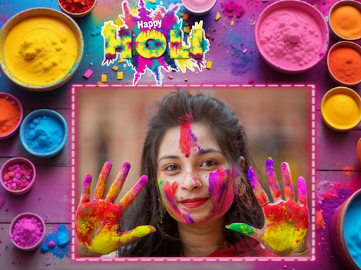 Holi Photo Frame Editor 2025 Screen 3