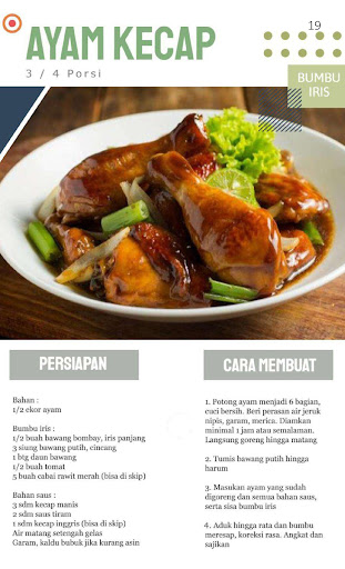 Catatan Resep Homecooking Idea Screen 3