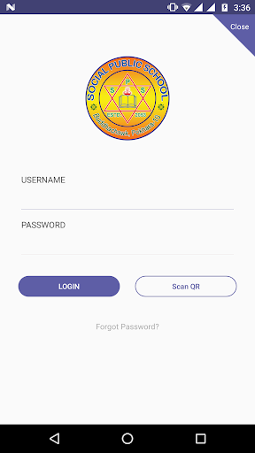 Android application Social Public School screenshort