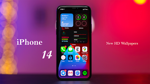 Captura de Pantalla 18 iPhone 14 Launcher, Wallpapers android