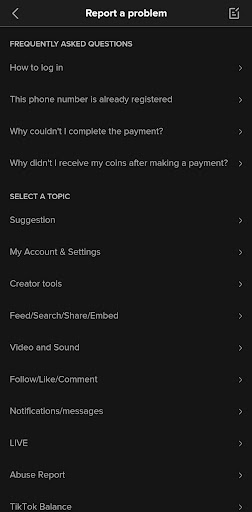Dark Mode for TikTok Screen 3