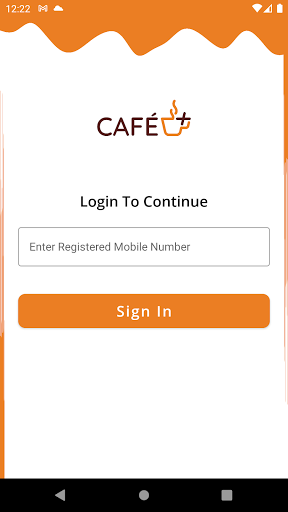 Android application Cafe Plus screenshort