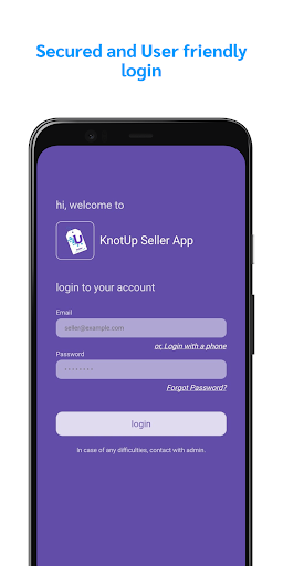 KnotUp Seller Screen 2