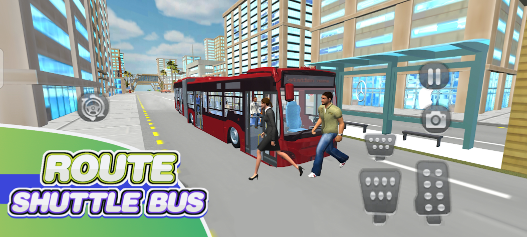 Route Shuttle Bus 0.2 APK + Mod (Unlimited money) إلى عن على ذكري المظهر
