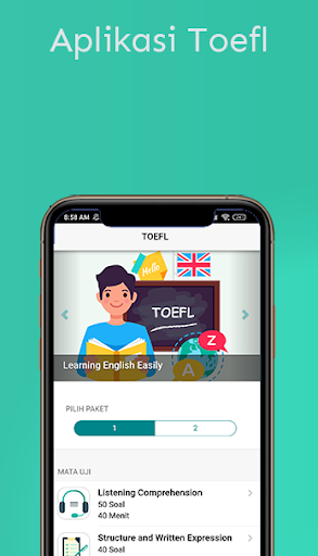 Android application Toefl screenshort