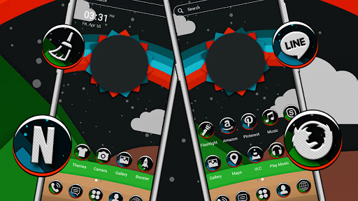 Rainbow Nature Craft Theme