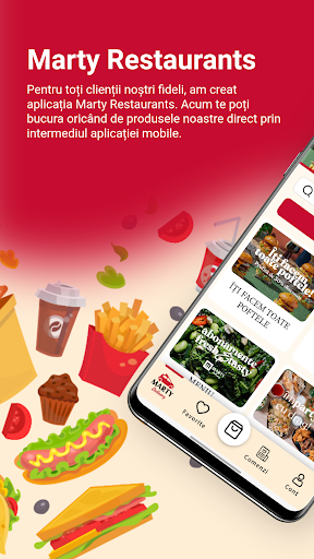 Android application Marty Restaurants screenshort