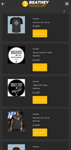 BeatHey Wallet Screen 3