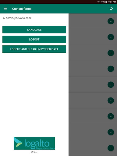 LogAlto - Offline custom form Screen 3