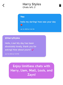 Imágen 6 Chat with AI for One Direction android