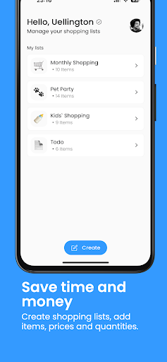 Shopping List - Listte Screen 2
