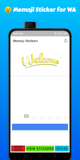 Android application Memoji Cartoon Stickers for WA screenshort