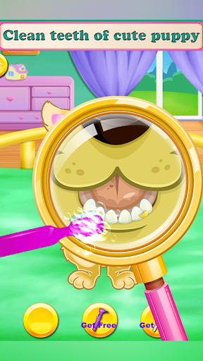 Screenshot of puppy newborn babyshower Games